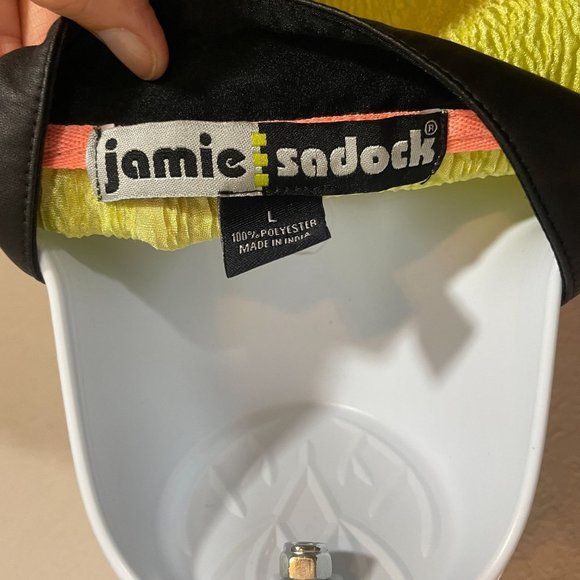 Jamie Sadock Sleeveless Zip Polo Top Multicolor Sz Large - Picture 7 of 11